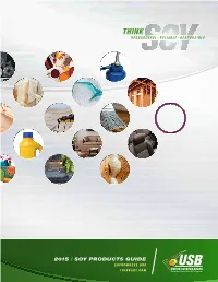 2015 / Soy Products Guide