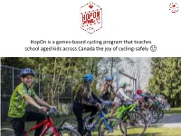 Hopon Is a Games-Based Cycling Program That