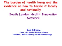 The Burden of Health Harm and the Evidence on How to Tackle It Locally and Nationally South London Health Innovation Network