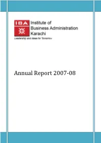 Annual Report 2007‐08