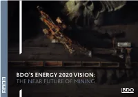 BDO Canada's Energy 2020 Vision for Mining