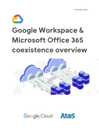 Google Workspace & Microsoft Office 365 Coexistence Overview