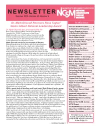 NEWSLETTER Summer 2010, Volume 40, Number 4