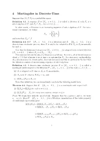 4 Martingales in Discrete-Time