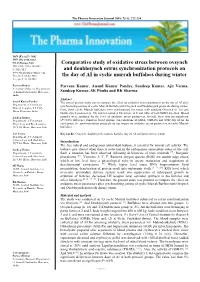 Comparative Study of Oxidative Stress Between Ovsynch and Doublesynch