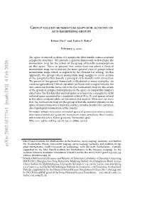 Group-Valued Momentum Maps for Actions of Automorphism Groups