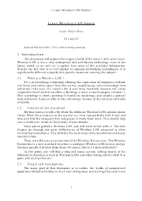 Linux Wireless LAN Howto 1 Introduction