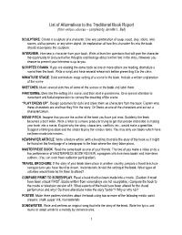 List of Alternatives to the Traditional Book Report (From Various Sources – Compiled by Jennifer L