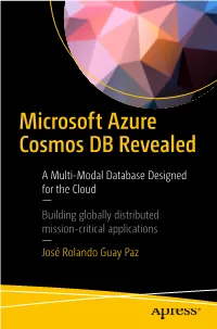 Microsoft Azure Cosmos DB Revealed