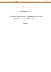 Emotion Regulation in Sport Dyads ANDREW P. FRIESEN MA a Thesis