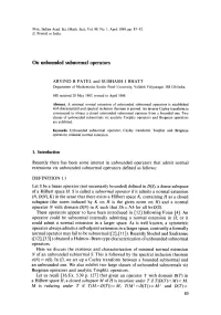 On Unbounded Subnormal Operators