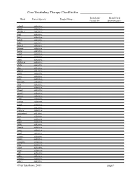 250 Word List