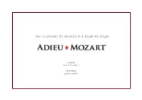 Adieu Mozart New Documentary ﬁlm Devoted to W.A