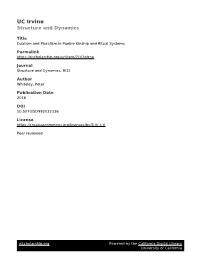 UC Irvine Structure and Dynamics