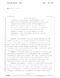 2020 (NP) SR 1704 by Senator Flores 39-01824-20