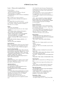 AVBS4012 Lecture Notes