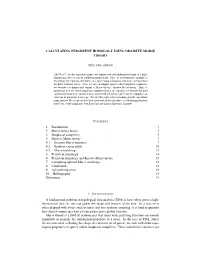 Calculating Persistent Homology Using Discrete Morse Theory