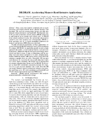 DR DRAM: Accelerating Memory-Read-Intensive Applications