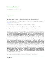 Hierarchy in the Library: Egalitarian Dynamics in Victorian Novels