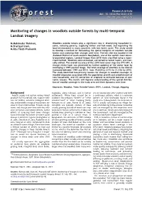 Monitoring of Changes in Woodlots Outside Forests by Multi-Temporal Landsat Imagery