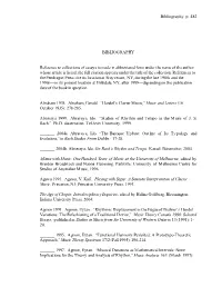 Bibliography, P. 482 BIBLIOGRAPHY Reference to Collections of Essays
