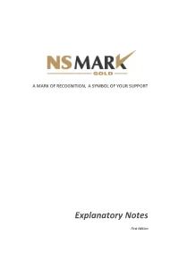 Explanatory Notes