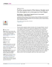 Further Assessment of the Genus Neodon and the Description of a New Species from Nepal