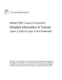 Layers Component Detailed Information & Tutorial Layer 2 (Lite) & Layer 3 (Full Featured)