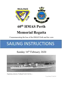 Sailing Instructions