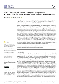 A Comparison Between Two Different Types of Bone Formation