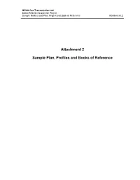 Attachment 2 Sample Plan, Profiles and Books of Reference