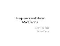 Frequency and Phase Modulation