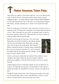 Native American Totem Poles