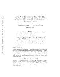 Obstruction Classes of Crossed Modules of Lie Algebroids