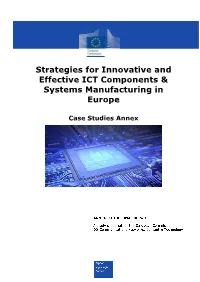 Strategies for Innovative and Effective ICT Components & Systems Manufacturing in Europe