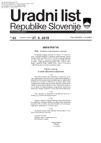 Uradni List RS, Št