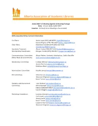 AAAL Spring 2020