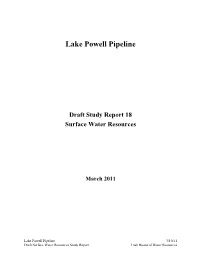 Draft Surface Water Resources Report