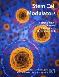 Stem Cell Modulators