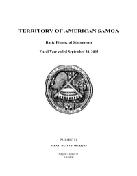 Territory of American Samoa