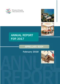 Annual Report for 2017