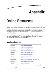 Appendix Online Resources