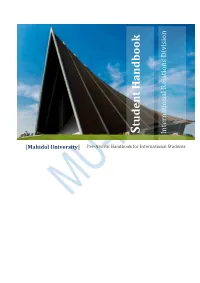 International Student Handbook