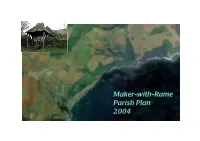Maker-With-Rame Parish Plan 2004 Maker-With-Rame Parish Plan Contents