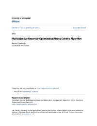 Multiobjective Reservoir Optimization Using Genetic Algorithm