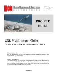 PROJECT BRIEF GNL Mejillones