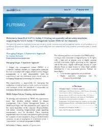 Safety Alert for Operators (Safos)