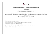 The Hampshire Definitive Statement of Public Rights Of