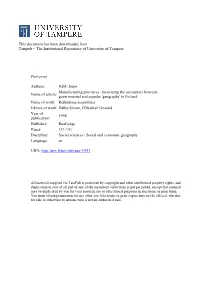 This Document Has Been Downloaded from Tampub – the Institutional Repository of University of Tampere