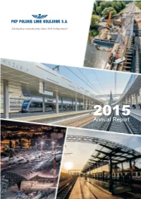 2015 Annual Report Table of Contents